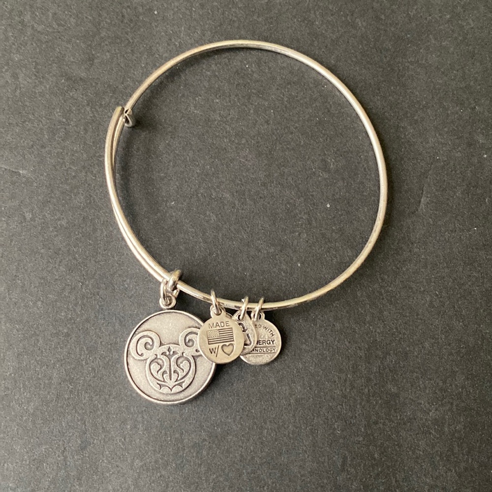 Alex & Ani Silver Mickey Mouse Disney Bracelet